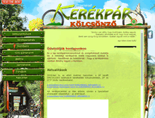 Tablet Screenshot of kerekparkolcsonzo.hu